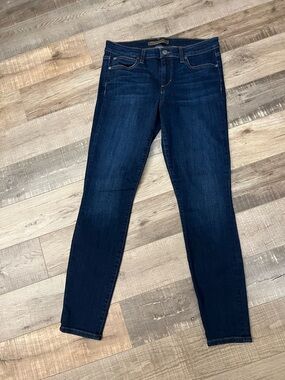 Joe's Jeans flawless “The Icon”Dark Indigo mid rise Skinny Jeans Sz 29